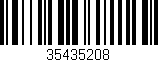 Código de barras (EAN, GTIN, SKU, ISBN): '35435208'