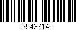 Código de barras (EAN, GTIN, SKU, ISBN): '35437145'