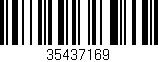 Código de barras (EAN, GTIN, SKU, ISBN): '35437169'