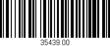 Código de barras (EAN, GTIN, SKU, ISBN): '35439.00'