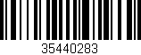 Código de barras (EAN, GTIN, SKU, ISBN): '35440283'