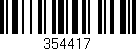 Código de barras (EAN, GTIN, SKU, ISBN): '354417'