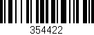 Código de barras (EAN, GTIN, SKU, ISBN): '354422'