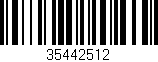 Código de barras (EAN, GTIN, SKU, ISBN): '35442512'