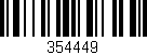 Código de barras (EAN, GTIN, SKU, ISBN): '354449'