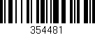 Código de barras (EAN, GTIN, SKU, ISBN): '354481'