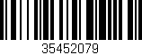 Código de barras (EAN, GTIN, SKU, ISBN): '35452079'