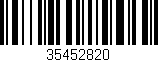 Código de barras (EAN, GTIN, SKU, ISBN): '35452820'