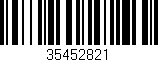 Código de barras (EAN, GTIN, SKU, ISBN): '35452821'