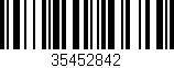 Código de barras (EAN, GTIN, SKU, ISBN): '35452842'