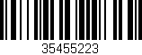 Código de barras (EAN, GTIN, SKU, ISBN): '35455223'