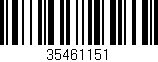 Código de barras (EAN, GTIN, SKU, ISBN): '35461151'
