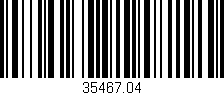 Código de barras (EAN, GTIN, SKU, ISBN): '35467.04'