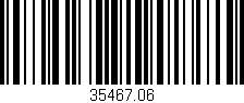 Código de barras (EAN, GTIN, SKU, ISBN): '35467.06'