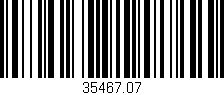Código de barras (EAN, GTIN, SKU, ISBN): '35467.07'