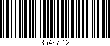 Código de barras (EAN, GTIN, SKU, ISBN): '35467.12'