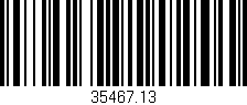 Código de barras (EAN, GTIN, SKU, ISBN): '35467.13'