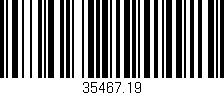 Código de barras (EAN, GTIN, SKU, ISBN): '35467.19'