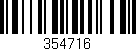 Código de barras (EAN, GTIN, SKU, ISBN): '354716'