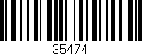 Código de barras (EAN, GTIN, SKU, ISBN): '35474'