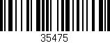 Código de barras (EAN, GTIN, SKU, ISBN): '35475'