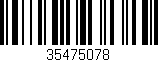 Código de barras (EAN, GTIN, SKU, ISBN): '35475078'