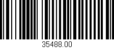 Código de barras (EAN, GTIN, SKU, ISBN): '35488.00'