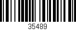 Código de barras (EAN, GTIN, SKU, ISBN): '35489'