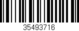 Código de barras (EAN, GTIN, SKU, ISBN): '35493716'