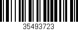 Código de barras (EAN, GTIN, SKU, ISBN): '35493723'