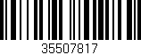 Código de barras (EAN, GTIN, SKU, ISBN): '35507817'