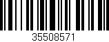 Código de barras (EAN, GTIN, SKU, ISBN): '35508571'
