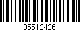 Código de barras (EAN, GTIN, SKU, ISBN): '35512426'
