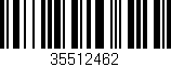 Código de barras (EAN, GTIN, SKU, ISBN): '35512462'