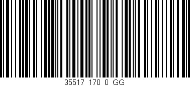 Código de barras (EAN, GTIN, SKU, ISBN): '35517_170_0_GG'
