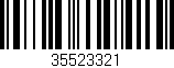 Código de barras (EAN, GTIN, SKU, ISBN): '35523321'