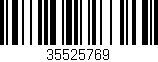 Código de barras (EAN, GTIN, SKU, ISBN): '35525769'