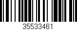 Código de barras (EAN, GTIN, SKU, ISBN): '35533461'
