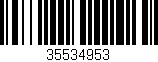 Código de barras (EAN, GTIN, SKU, ISBN): '35534953'