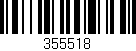 Código de barras (EAN, GTIN, SKU, ISBN): '355518'