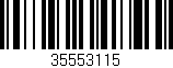 Código de barras (EAN, GTIN, SKU, ISBN): '35553115'