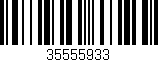 Código de barras (EAN, GTIN, SKU, ISBN): '35555933'