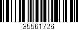 Código de barras (EAN, GTIN, SKU, ISBN): '35561726'