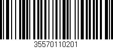 Código de barras (EAN, GTIN, SKU, ISBN): '35570110201'