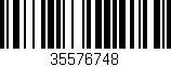 Código de barras (EAN, GTIN, SKU, ISBN): '35576748'