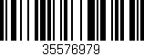 Código de barras (EAN, GTIN, SKU, ISBN): '35576979'