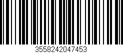 Código de barras (EAN, GTIN, SKU, ISBN): '3558242047453'