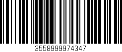 Código de barras (EAN, GTIN, SKU, ISBN): '3558999974347'