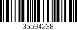 Código de barras (EAN, GTIN, SKU, ISBN): '35594238'