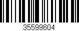 Código de barras (EAN, GTIN, SKU, ISBN): '35599604'